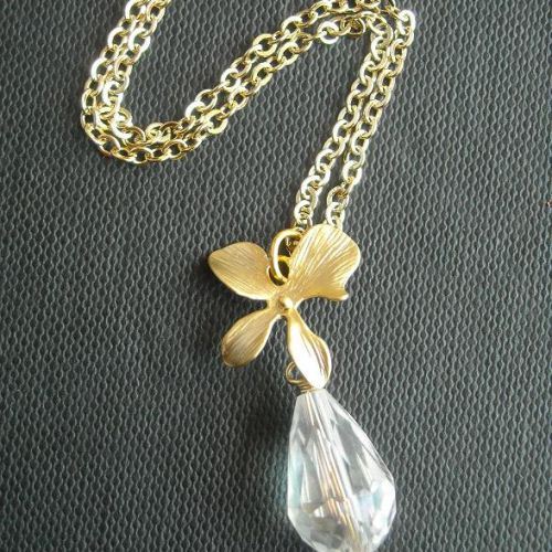 Bridal Jewelry, Bridal gold jewelry, Swarovski crystal Jewelry set, Wedding jewelry, bridesmaids gift