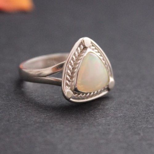 Genuine opal ring Natural Opal
