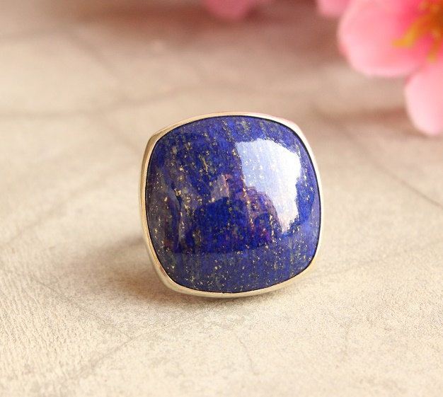 OOAK Statement Lapis Lazuli ring