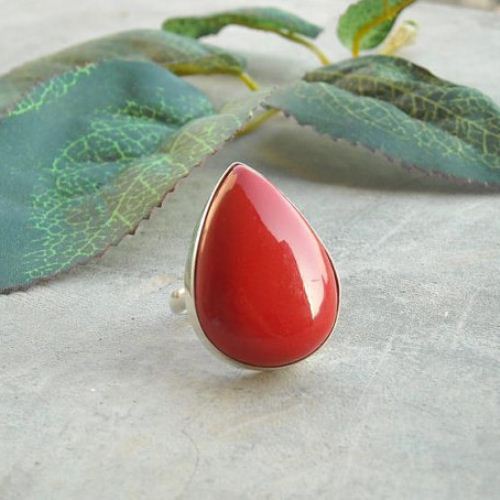 Red coral ring Red coral